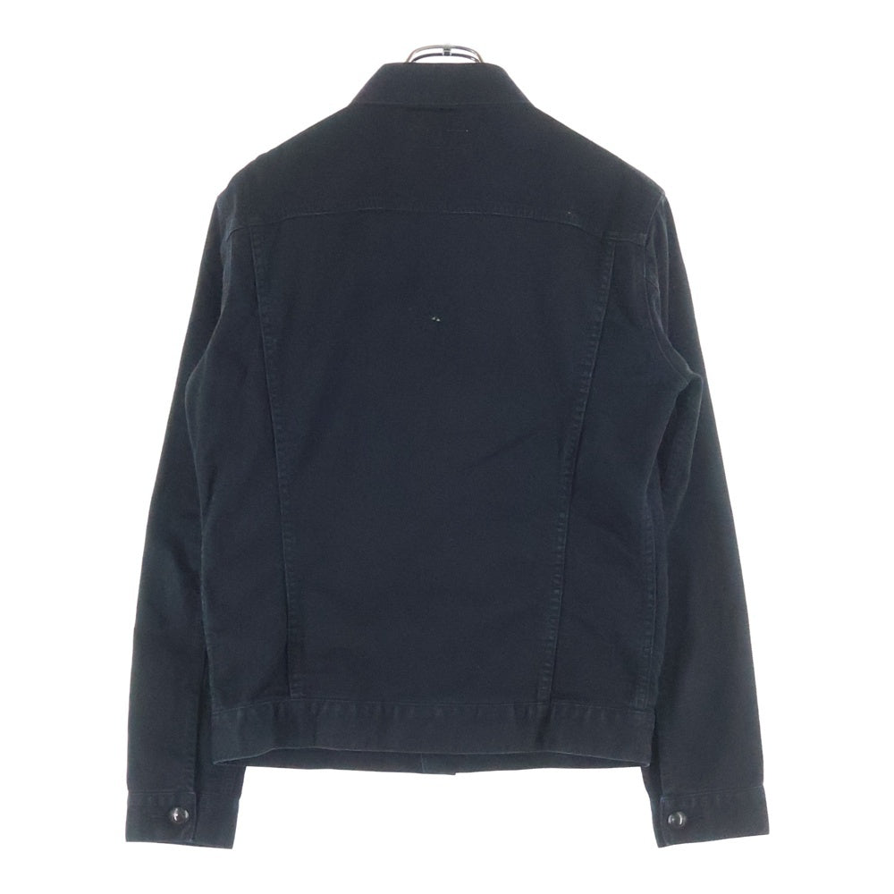 VANQUISH(ヴァンキッシュ) カラーデニムジャケット ブラック VJJ4039