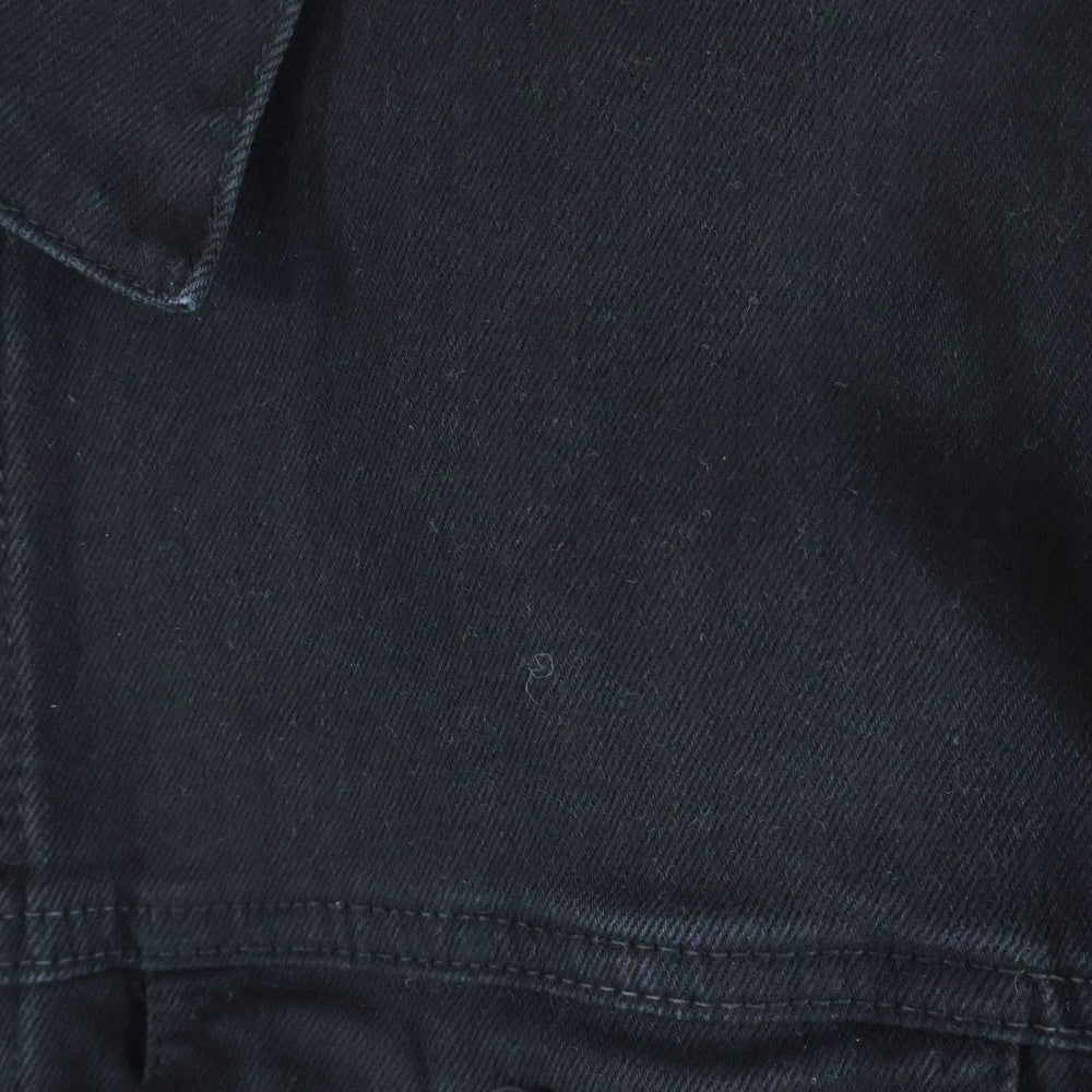 VANQUISH(ヴァンキッシュ) カラーデニムジャケット ブラック VJJ4039