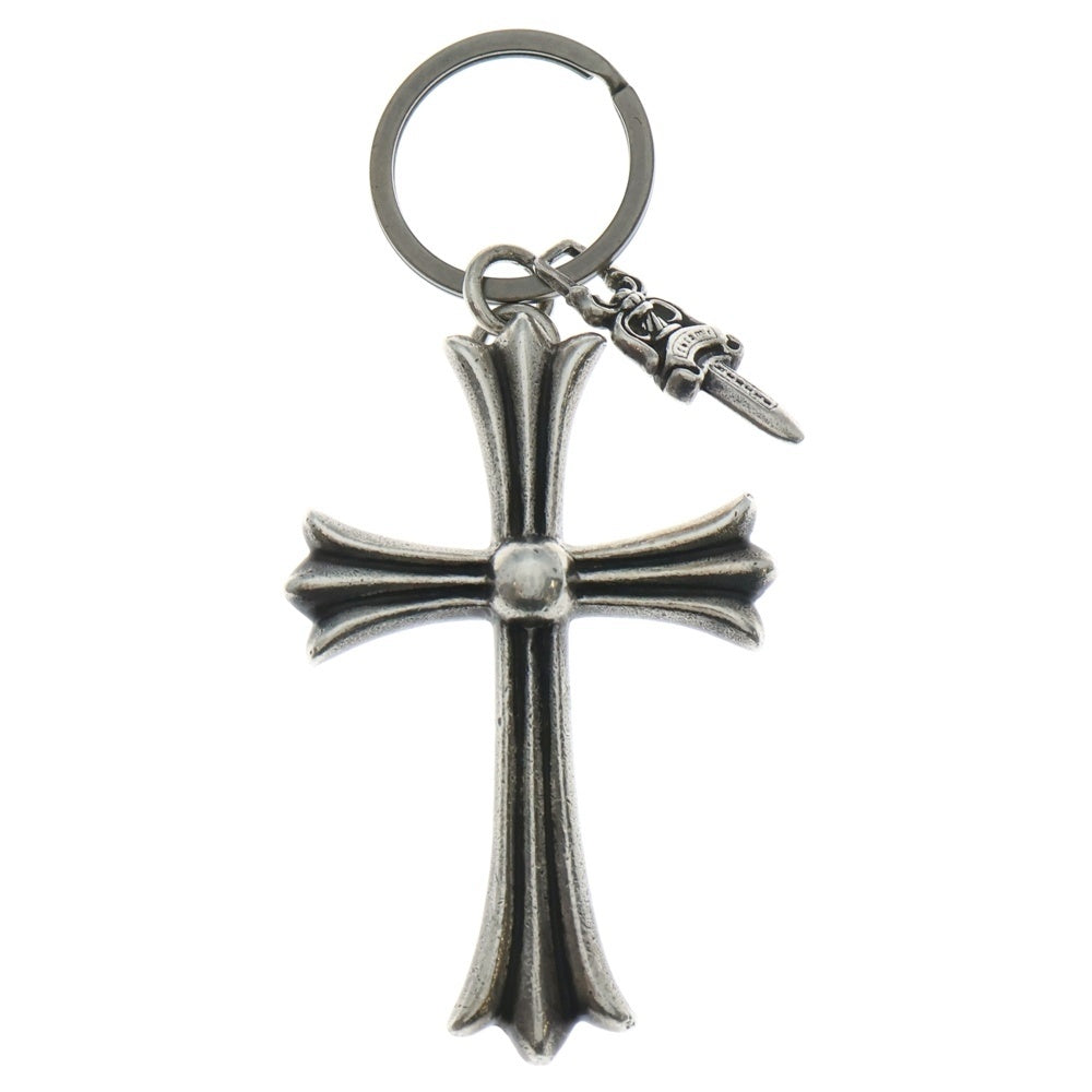 CHROME HEARTS(クロムハーツ) CH CRS LG&No5 DGGR ラージクロス #5ダガーキーリング シルバー