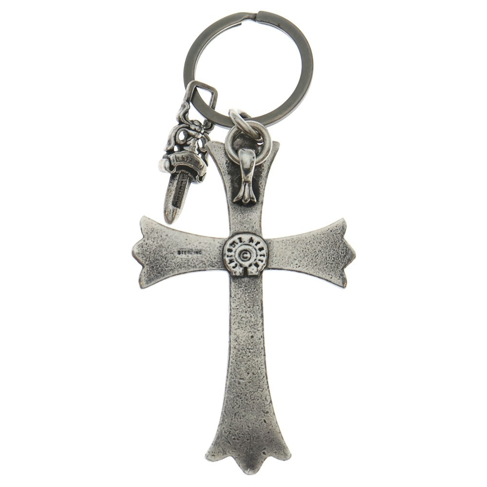 CHROME HEARTS(クロムハーツ) CH CRS LG&No5 DGGR ラージクロス #5ダガーキーリング シルバー