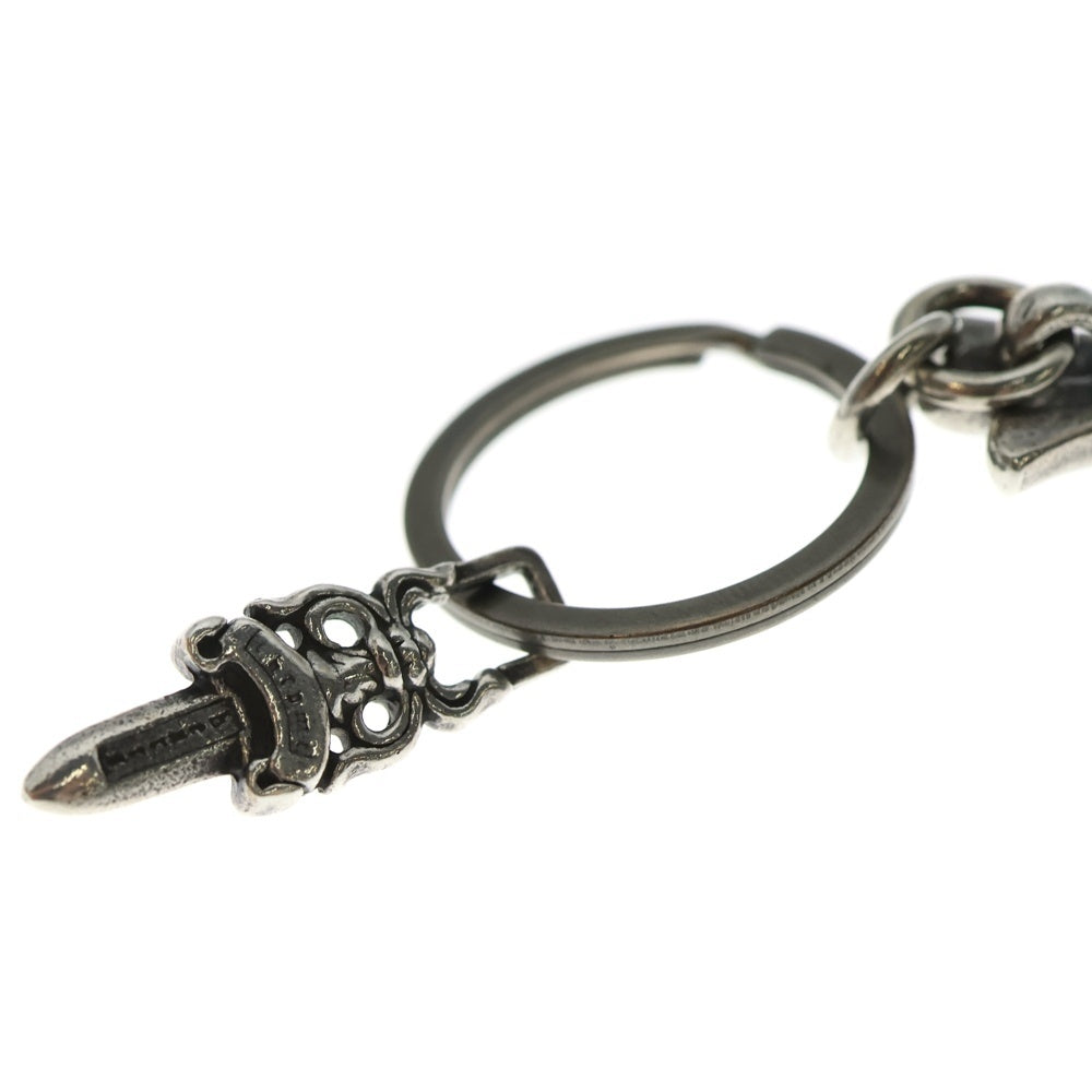 CHROME HEARTS(クロムハーツ) CH CRS LG&No5 DGGR ラージクロス #5ダガーキーリング シルバー