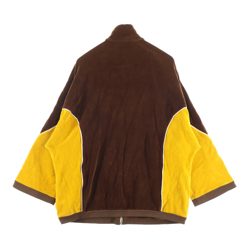 GUCCI(グッチ) 19SS シェニール ベロア オーバー ブルゾンジャケット トラックジャケット ブラウン/イエロー 562255