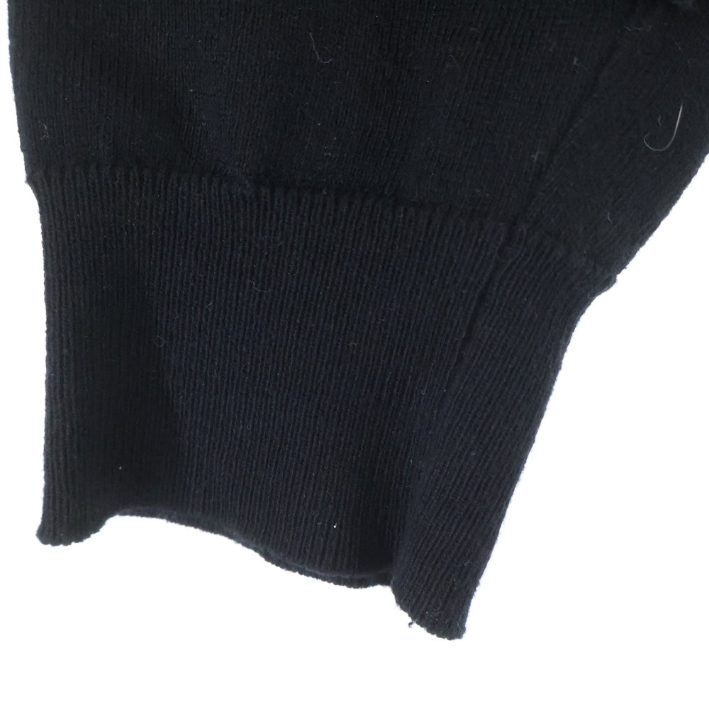 PRADA(プラダ) 23AW COTTON LONGSLEEVE POLO DNA793 コットン長袖ポロシャツ ブラック