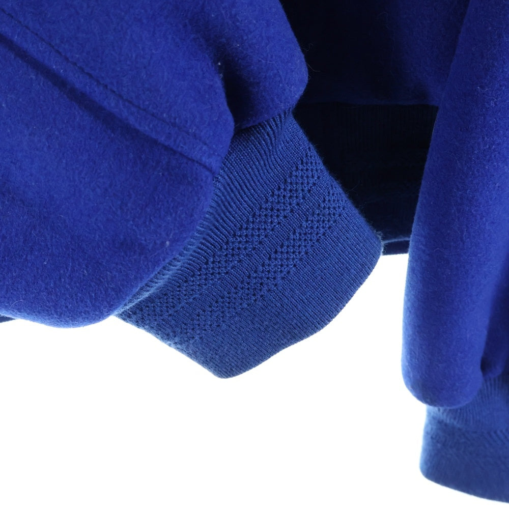 STUSSY(ステューシー) 23AW SPORT MELTON VARSITY JACKET スポーツ メルトン バーシティジャケット スタジャン ブルゾン ブルー 115736