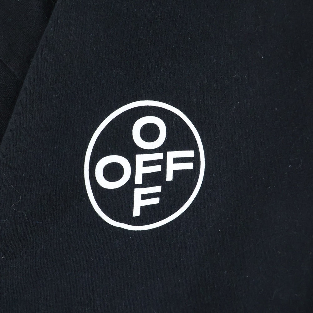 OFF-WHITE(オフホワイト) 19SS Stencil T-Shirt OMAA038R19185015 ステンシル クルーネック半袖Tシャツカットソー ブラック OMAA038R19185015