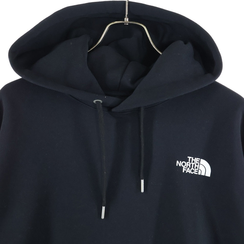 THE NORTH FACE(ザノースフェイス) SQUARE LOGO HOODIE NT62348 バックスクエアロゴ プルオーバーパーカー フーディ ブラック