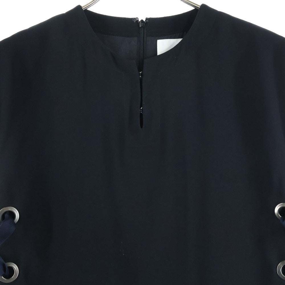 Yasutoshi Ezumi(ヤストシエズミ) YASUTOSHI EZUMI 【ヤストシエズミ】 ドッキングノースリーブワンピース ブラック レディース