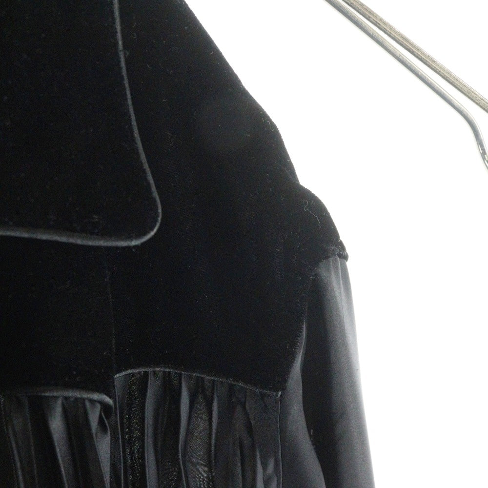 REPLAY(リプレイ) プリーツ 長袖シャツ ロングスリーブ ワンピース ブラック レディース 2257433