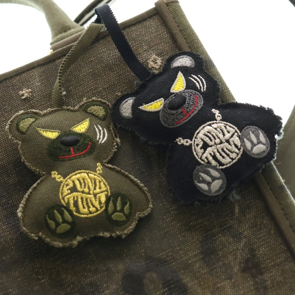 NO BRAND(ノーブランド) Punktum 【パンクタム】 REMAKE ARMY MINI TOTE BAG 2WAYバッグ トートバッグ カーキ