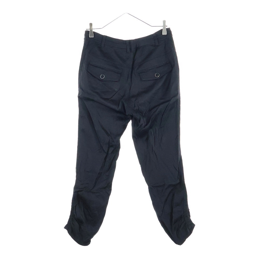 qualite(カリテ) キュプラ ウール混パンツ ブラック レディース 3250050020