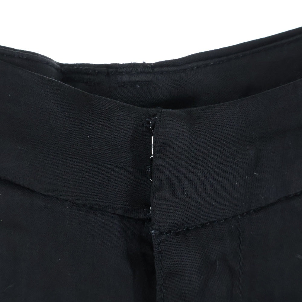 qualite(カリテ) キュプラ ウール混パンツ ブラック レディース 3250050020