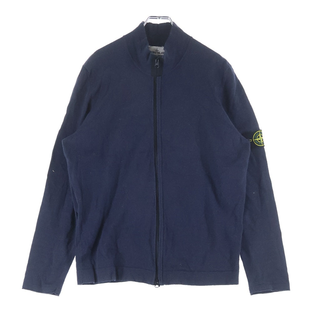 STONE ISLAND(ストーンアイランド) 18SS driver's knit 6815545B9 ドライバーズニット ジップアップ ニット カーディガン ネイビー