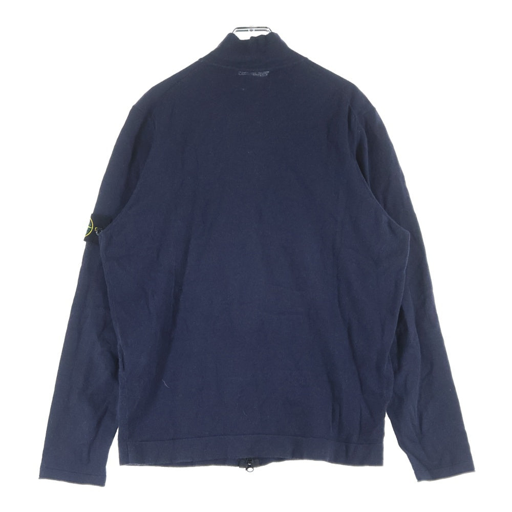 STONE ISLAND(ストーンアイランド) 18SS driver's knit 6815545B9 ドライバーズニット ジップアップ ニット カーディガン ネイビー