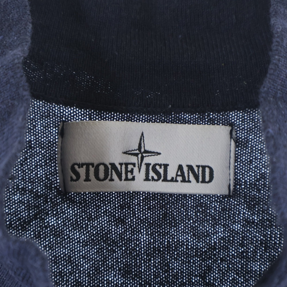 STONE ISLAND(ストーンアイランド) 18SS driver's knit 6815545B9 ドライバーズニット ジップアップ ニット カーディガン ネイビー
