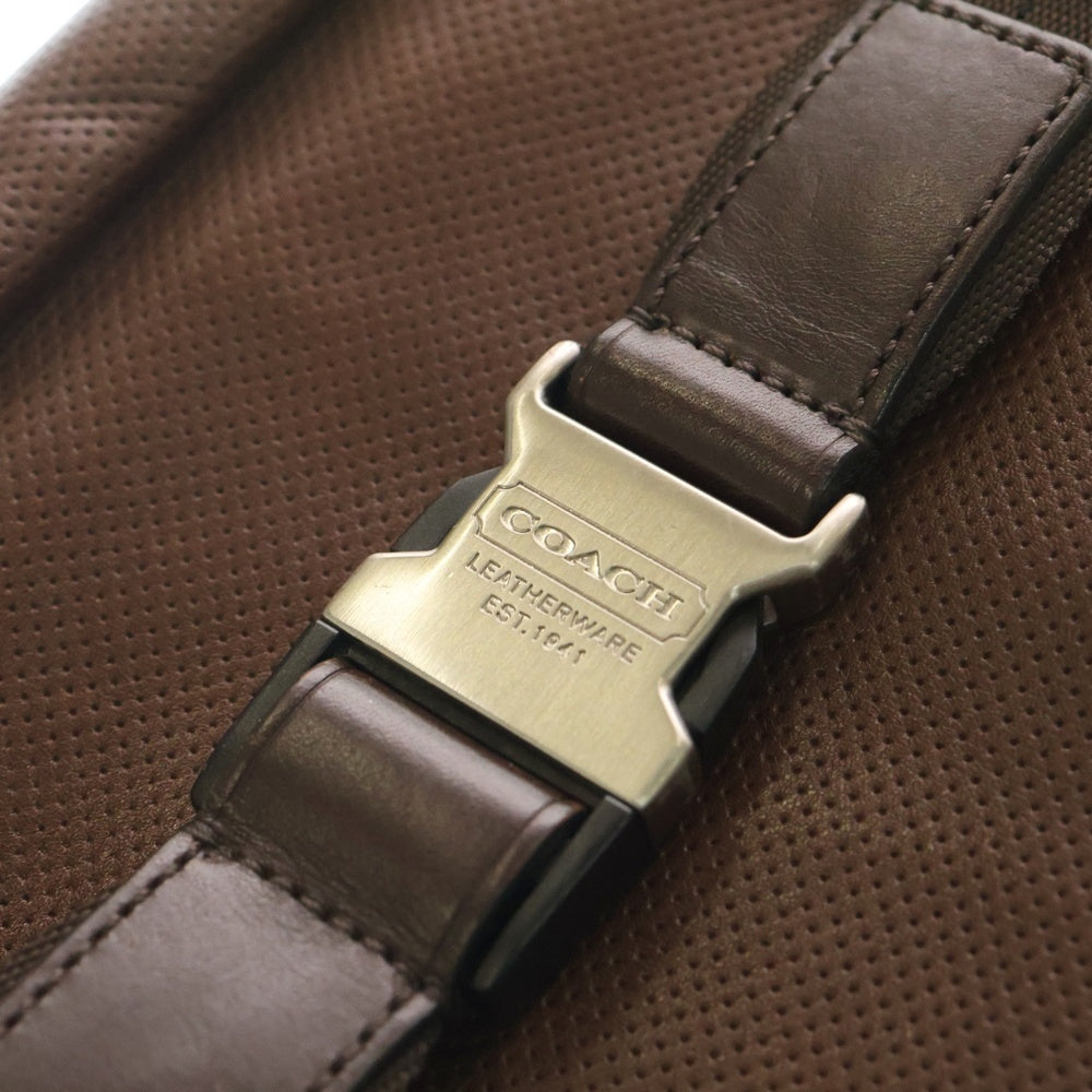 COACH(コーチ) トンプソン シボレザー ボディバッグ ブラウン J1293