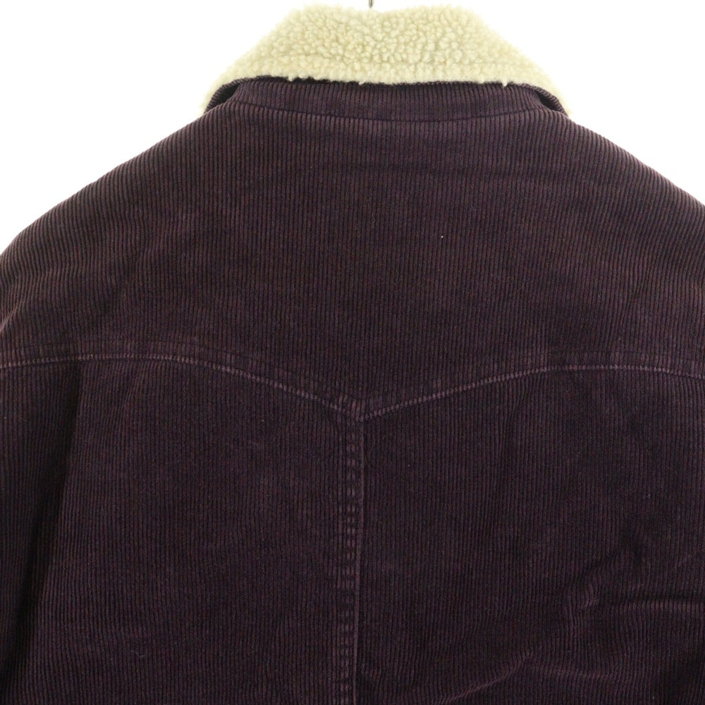 HYSTERIC GLAMOUR(ヒステリックグラマー) 裏ボア地 コーデュロイジャケット パープル 0224AC01