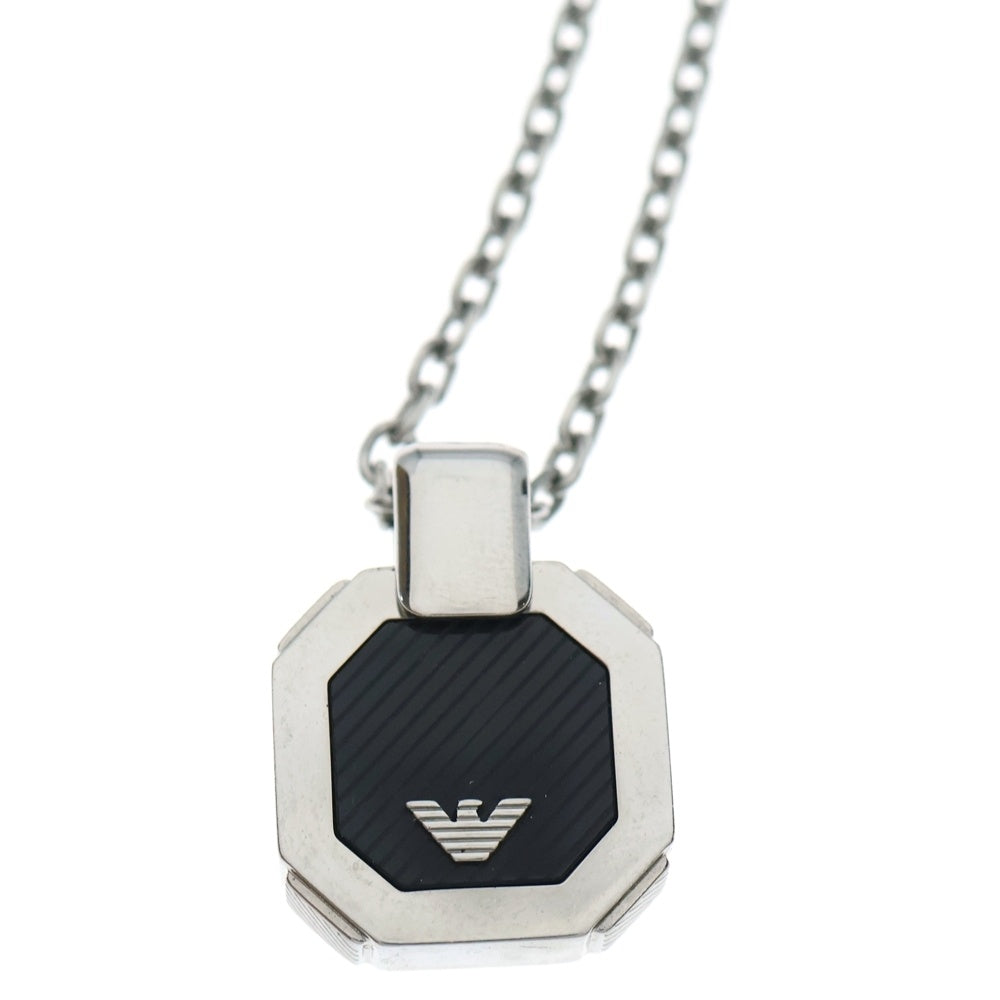 EMPORIO ARMANI(エンポリオアルマーニ) イーグルロゴ ペンダント ネックレス シルバー