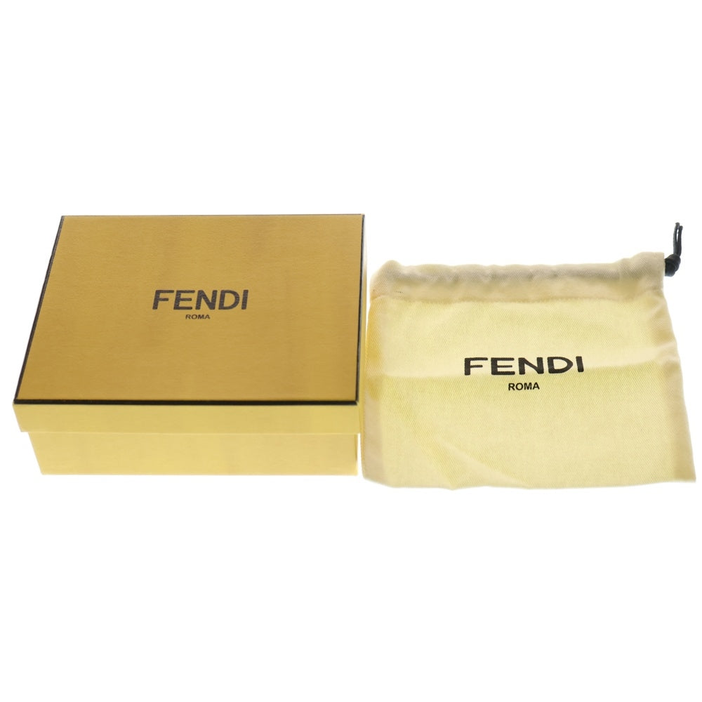 FENDI(フェンディ) エフイズ コンパクトウォレット 2つ折り財布 ブラウン 8M0386 レディース
