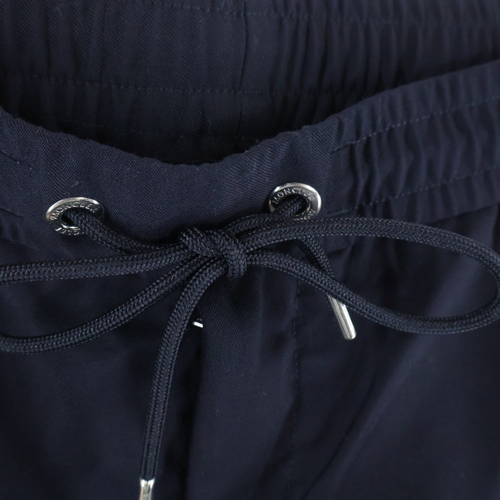 MONCLER(モンクレール) 24AW PANTALONE J10912A00005 パンタローン ウールトラックパンツ ネイビー