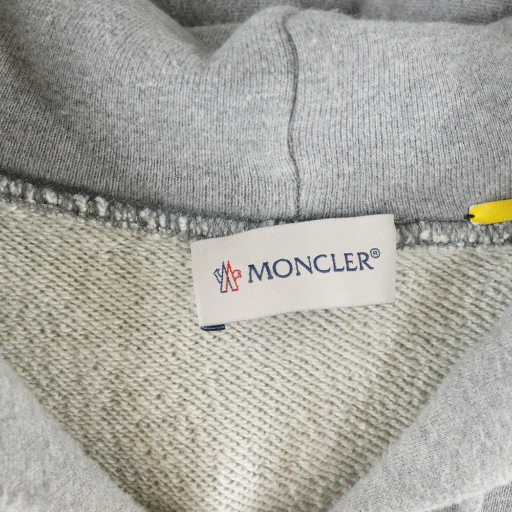 MONCLER(モンクレール) 18AW ×Fragment MAGLIA ZIP HOODIE D209U8400450 フラグメント 藤原ヒロシ マグリア ジップアップパーカー フーディ グレー