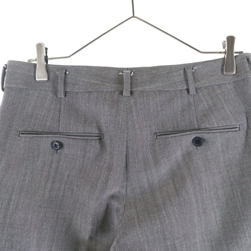 SAINT LAURENT PARIS(サンローランパリ) Classic Slim Gabardine Wool Trousers Pants クラシック スリム ウール トラウザーパンツ グレー 460705