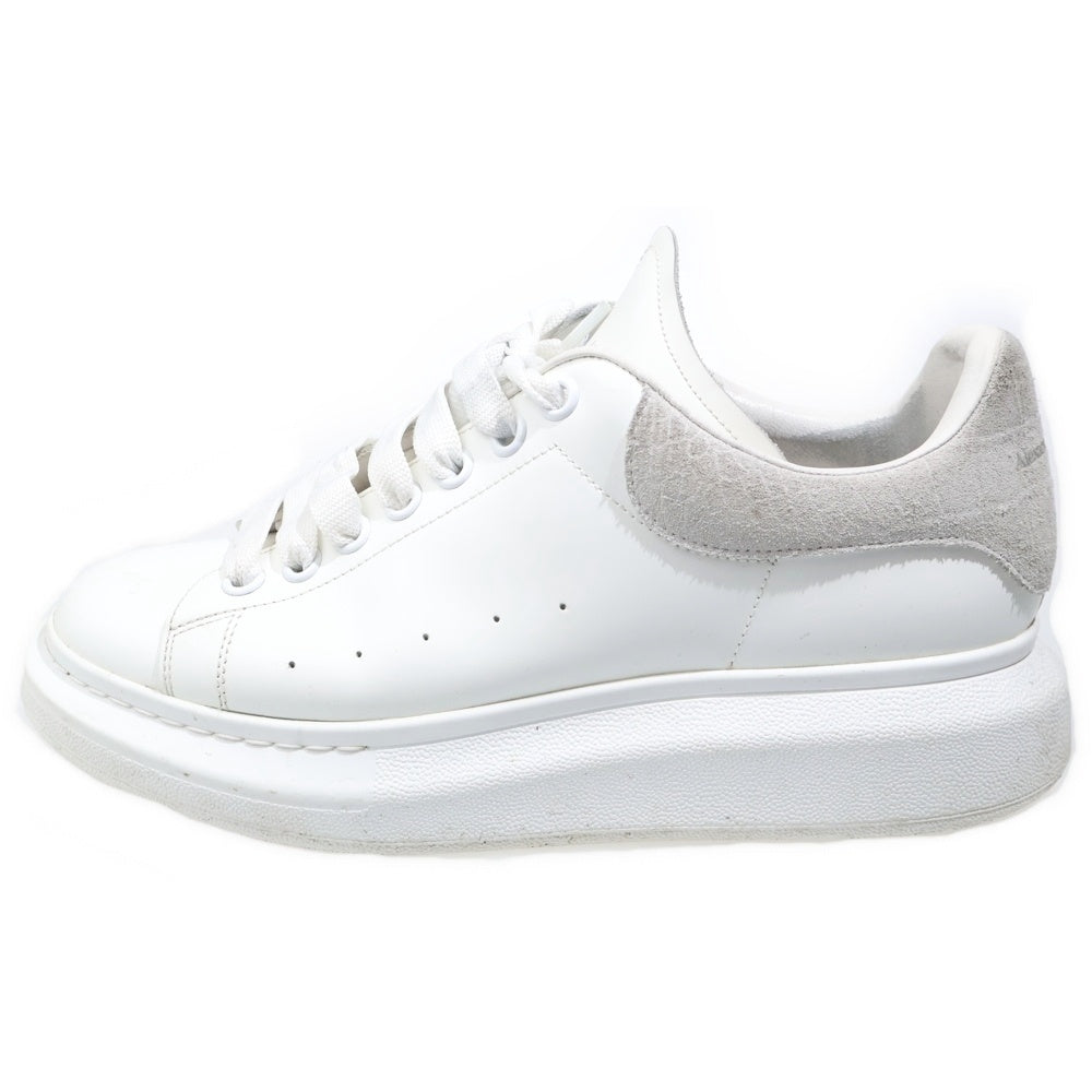 Alexander McQueen(アレキサンダーマックイーン) OVERSIZED SNEAKER オーバーサイズ レザー ローカットスニーカー ホワイト 553680