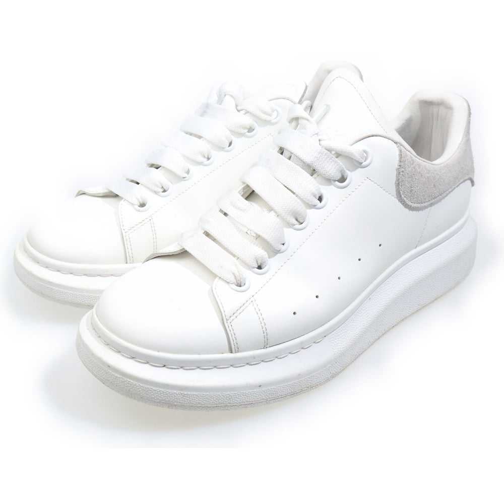 Alexander McQueen(アレキサンダーマックイーン) OVERSIZED SNEAKER オーバーサイズ レザー ローカットスニーカー ホワイト 553680