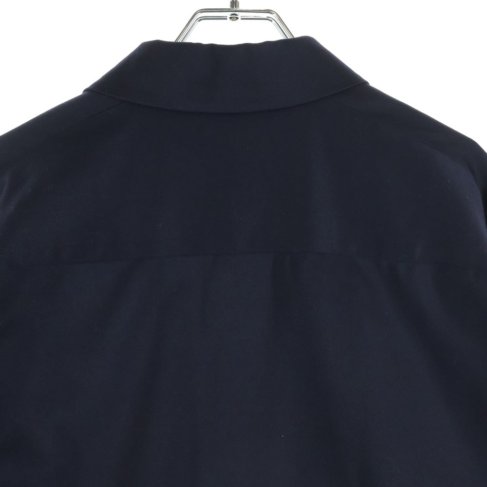 NO BRAND(ノーブランド) salvy(サヴィー) コットン ボタン長袖シャツ ネイビー SV05-3015C