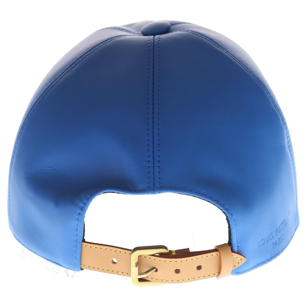 LOUIS VUITTON(ルイヴィトン) Monogram Colours Cap モノグラム カラーズ キャップ レザー 帽子 ブルー M7393L