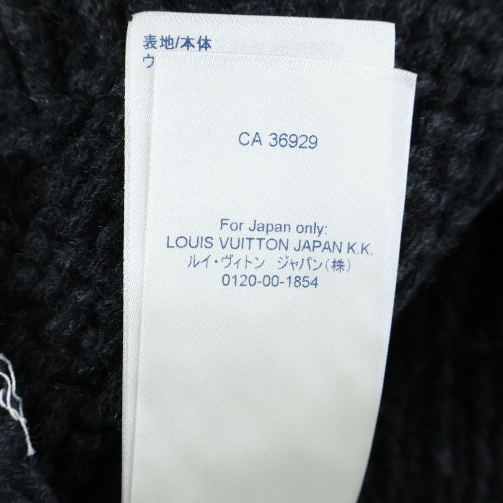 LOUIS VUITTON(ルイヴィトン) 21AW LVプレイン クルーネックニット セーター ブラック RM212 TPA HLN96W