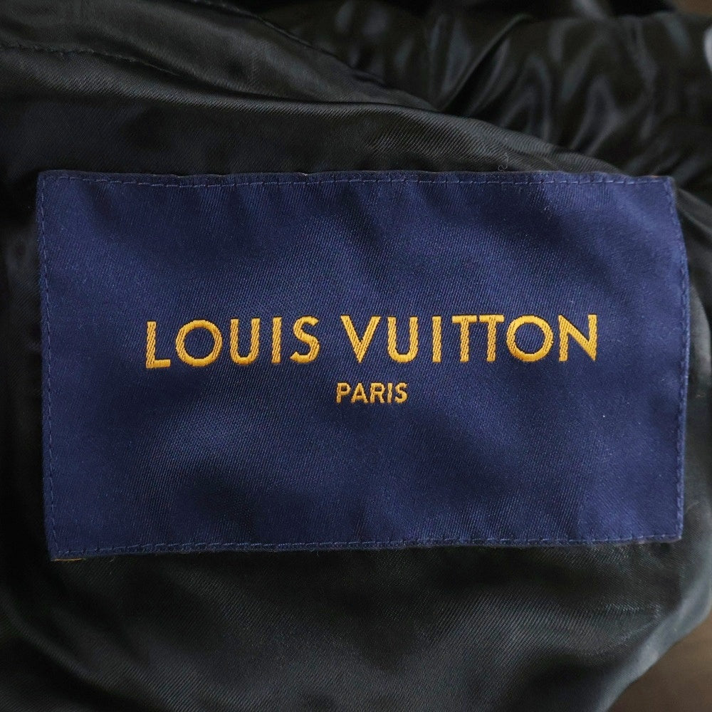 LOUIS VUITTON(ルイヴィトン) 22AW Disorted Motocycle Leather Jacket モーターサイクル レザージャケット ブラック/イエロー H0L65EZL0