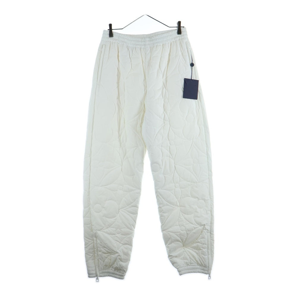 LOUIS VUITTON(ルイヴィトン) 21AW モノグラム フラワー キルティング パンツ ホワイト RM212Q DH1 HLP51W