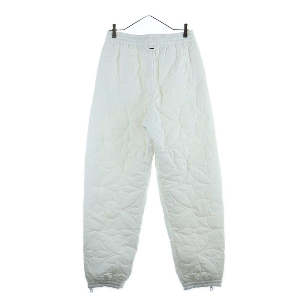 LOUIS VUITTON(ルイヴィトン) 21AW モノグラム フラワー キルティング パンツ ホワイト RM212Q DH1 HLP51W