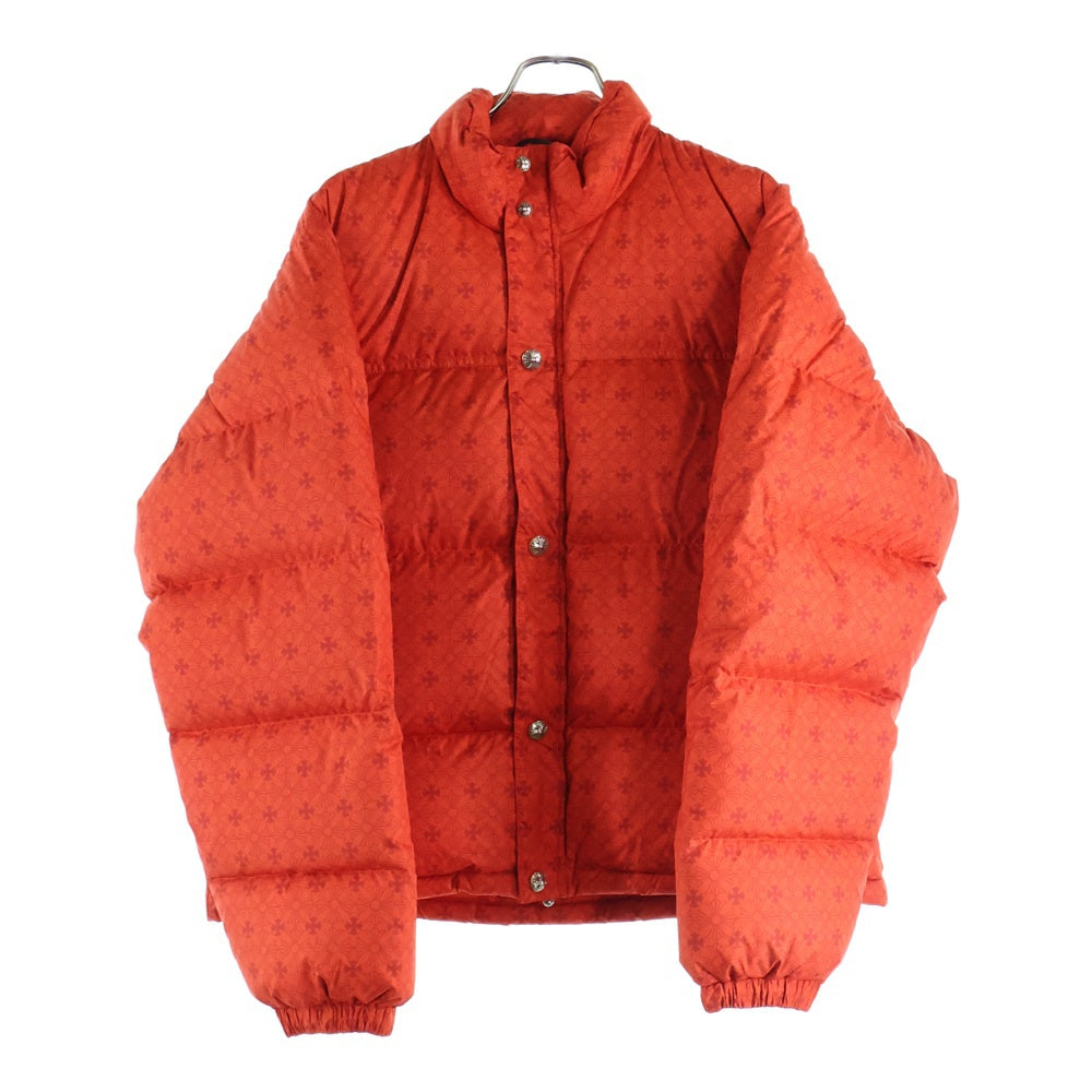 CHROME HEARTS(クロムハーツ) CHplus Stiff Down Jacket CHplus スティッフ ダガージップ クロスボールボタン ダウンジャケット レッド