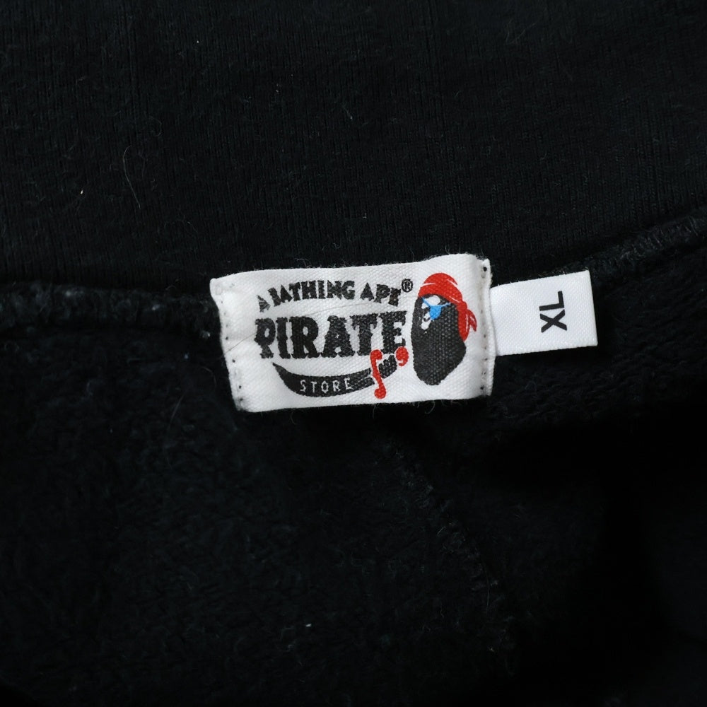 A BATHING APE(アベイシングエイプ) フロントロゴプリントハーフパンツ ショーツ ブラック 004SPI201001M