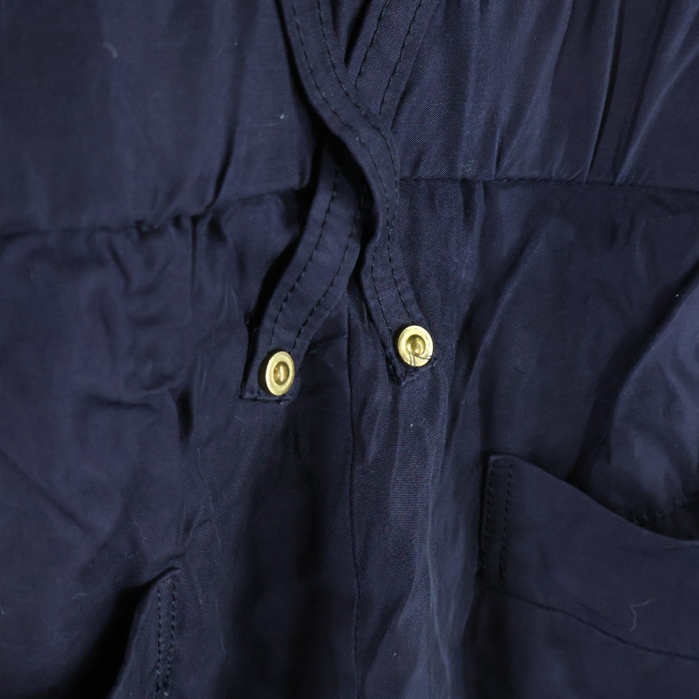 NO BRAND(ノーブランド) taille 【タイレ】 ノースリーブ レーヨン オールインワン レディース ネイビー 3210090004