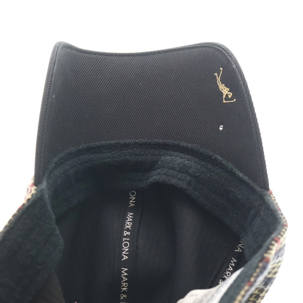 MARK&LONA(マークアンドロナ) スカルロゴ刺繍 ベースボールキャップ マルチ レディース MLF-0C-FC08