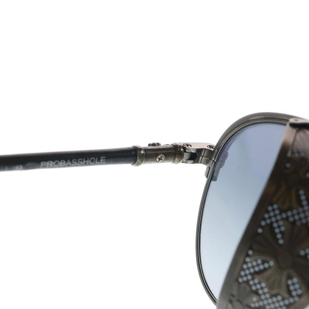 CHROME HEARTS(クロムハーツ) PROBASSHOLE ティアドロップサングラス アイウェア シルバー