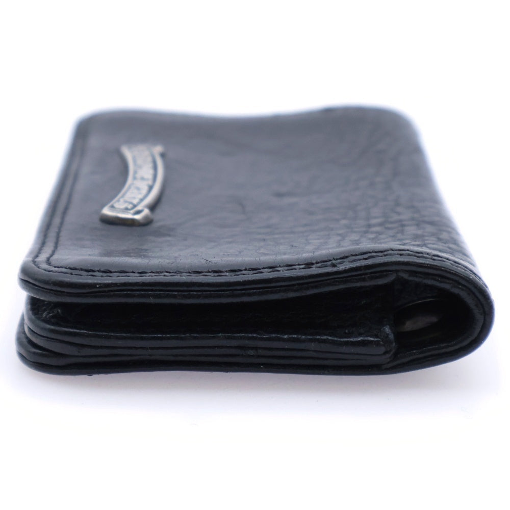 CHROME HEARTS(クロムハーツ) CARD CASE グロメット付きレザーカードケース ブラック