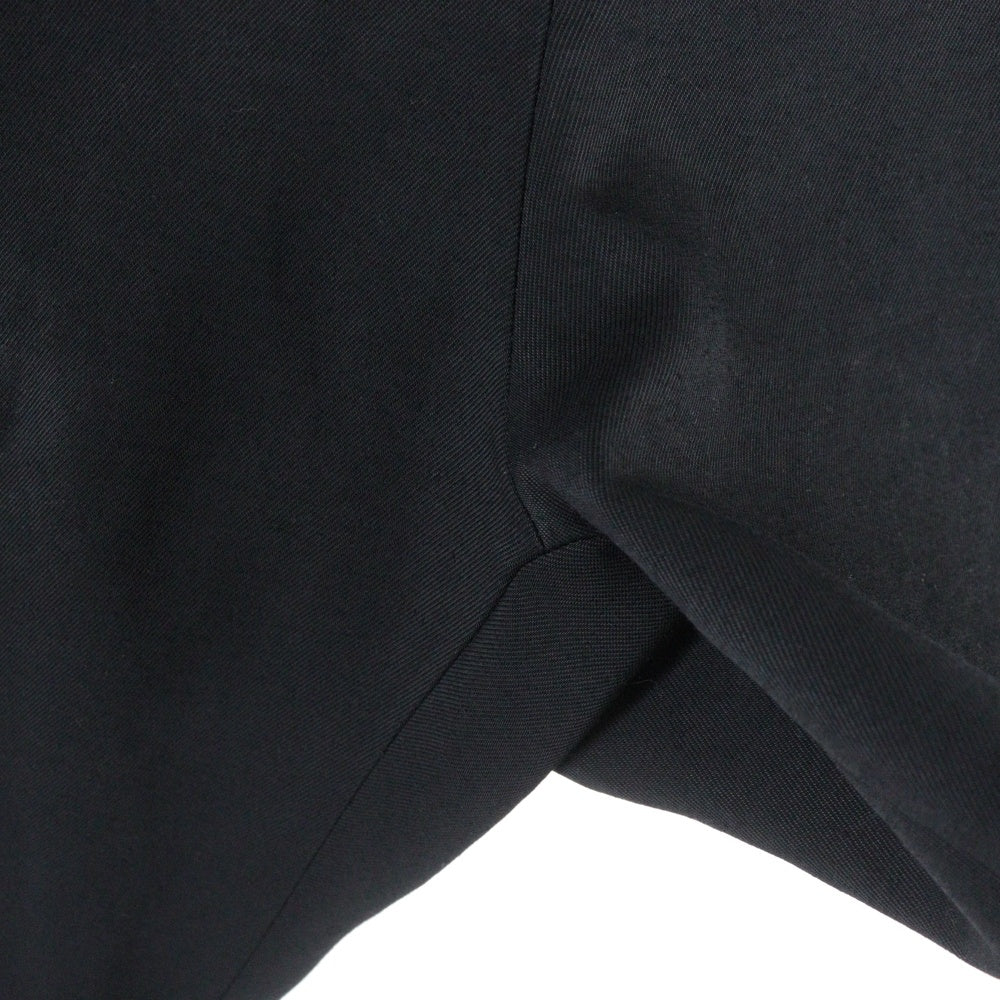 wooyoungmi(ウーヨンミ) 22AW Folding W221PT21928B ストレートスラックスパンツ ブラック