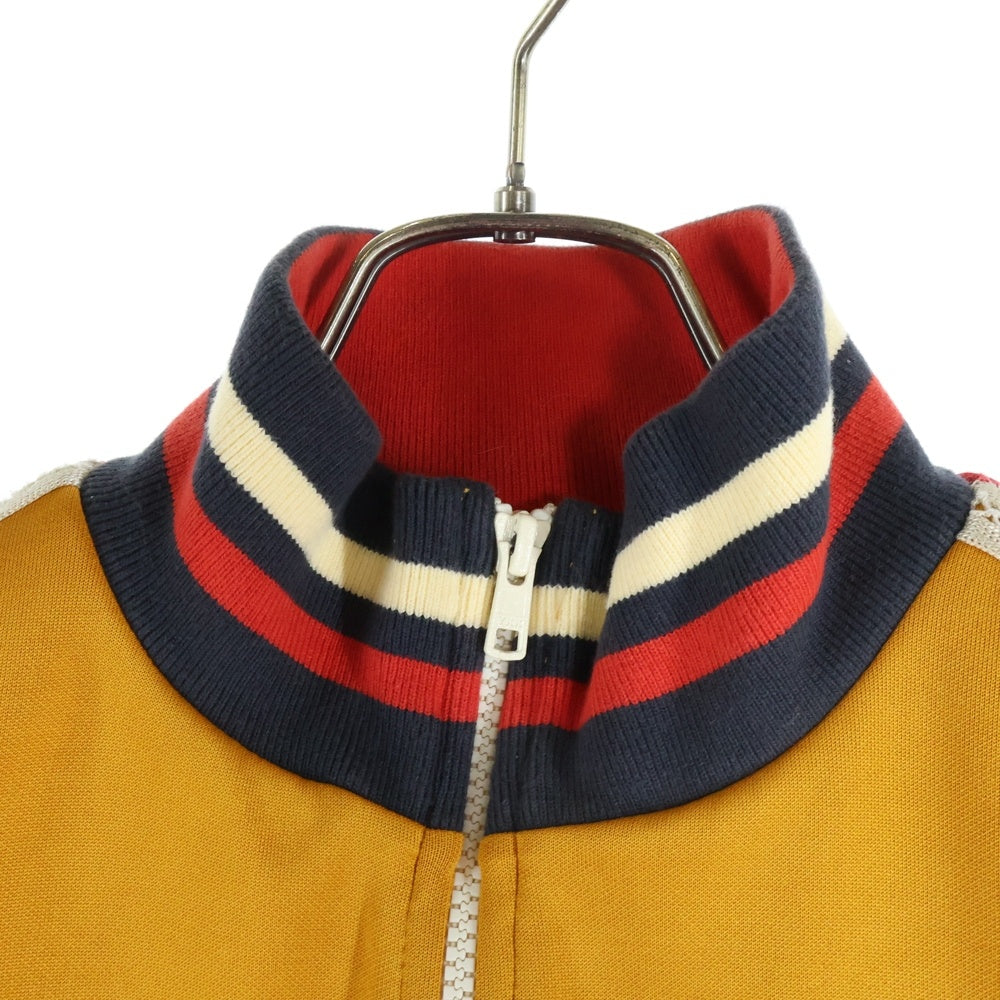 Wales Bonner(ウェールズ ボナー) 21AW TRACK JACKET フロントワンポイントロゴ刺繍 トラックジャケット ジャージ マスタード