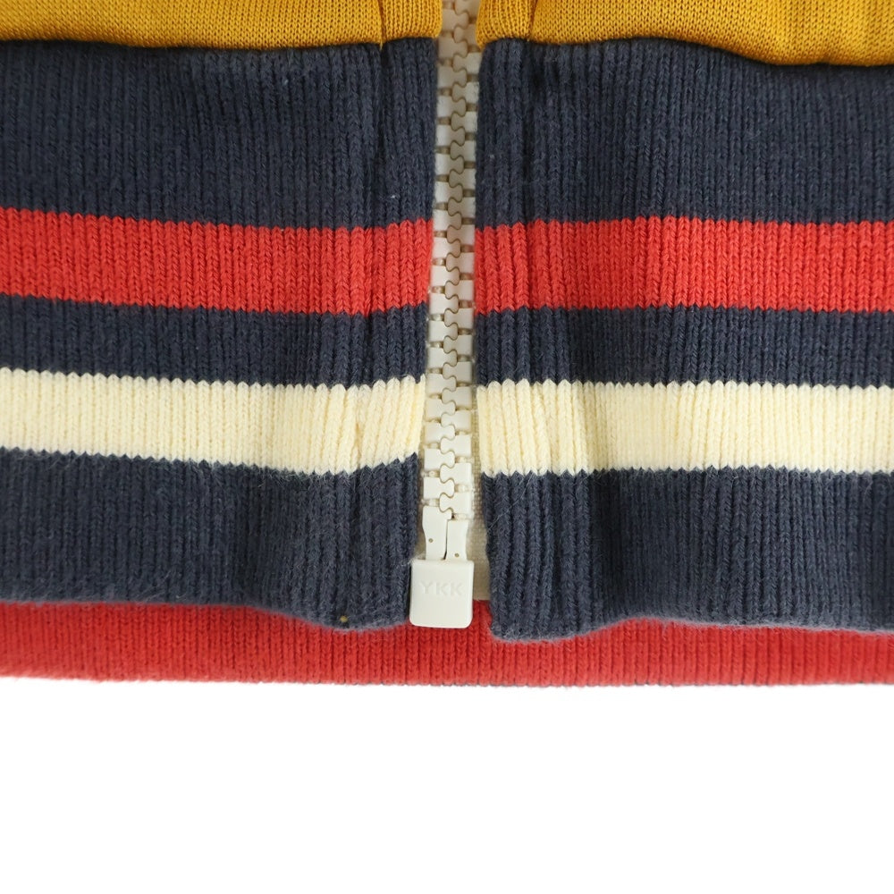 Wales Bonner(ウェールズ ボナー) 21AW TRACK JACKET フロントワンポイントロゴ刺繍 トラックジャケット ジャージ マスタード