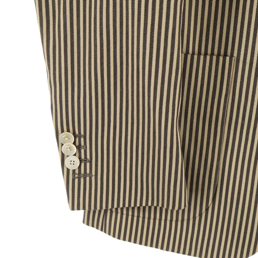 FENDI(フェンディ) Stripe Tailord Jacket FJ0839 O8F ストライプ テーラードジャケット ブラウン