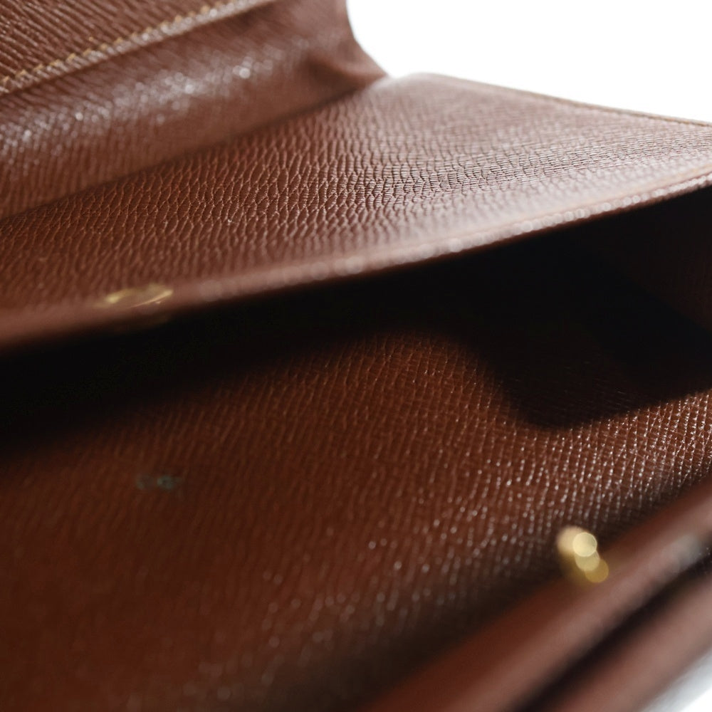 LOUIS VUITTON(ルイヴィトン) ポルトトレゾール インターナショナル モノグラム レザーウォレット 長財布 ブラウン M61215