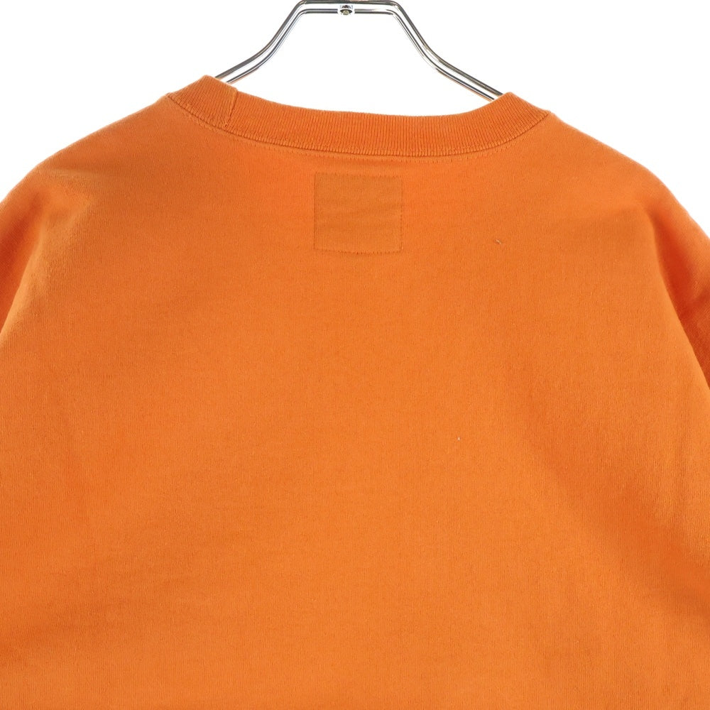 SUPREME(シュプリーム) 20AW ×Yohji Yamamoto ヨウジヤマモト フロントプリント クルーネック 長袖スウェット トレーナー オレンジ