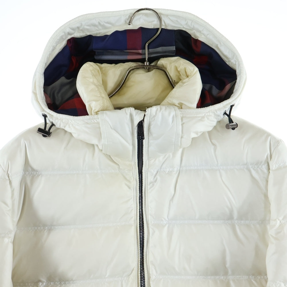 BLACK LABEL CRESTBRIDGE(ブラックレーベルクレストブリッジ) 襟2WAYナイロンダウンジャケット ホワイト 51F73-873-02