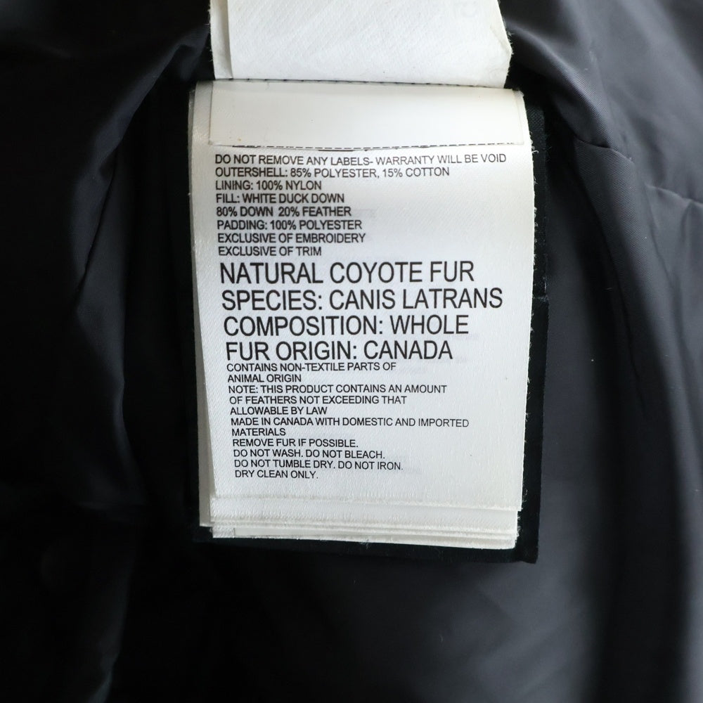 CANADA GOOSE(カナダグース) MACKENZIE PARKA 2302JL マッケンジーパーカ ファーフーデッド ダウンジャケット コート ブラック レディース