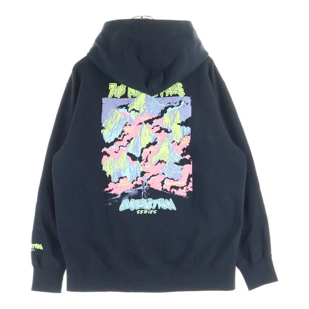 THE NORTH FACE(ザノースフェイス) 25AW EXPEDITION GRAPHIC HOODIE エクスペディショングラフィック プルオーバーパーカー フーディ ブラック NT62531R