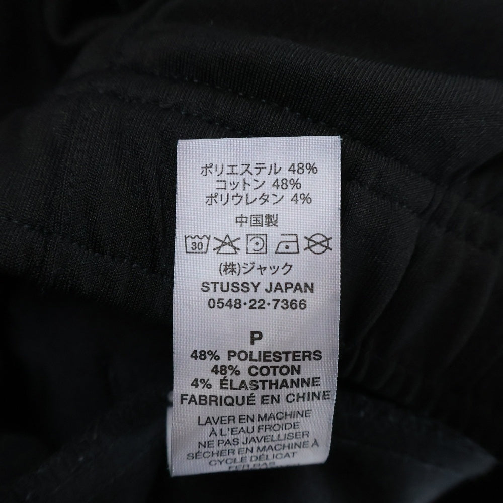 STUSSY(ステューシー) 23SS POLY TRACK PANT 116585 ポリトラックパンツ ジャージ ブラック