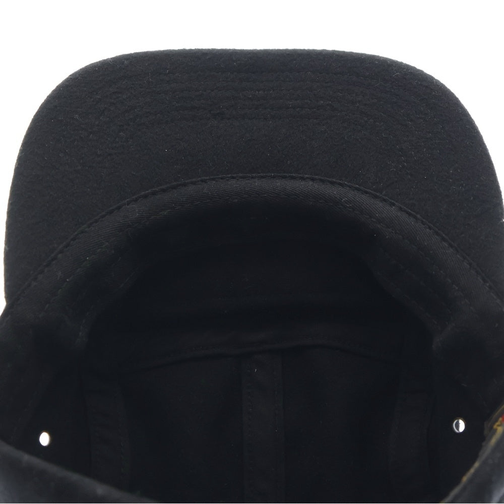 SUPREME(シュプリーム) 13AW Loro Piana Camp Cap ロロピアーナ ウールキャンプキャップ 帽子 ブラック